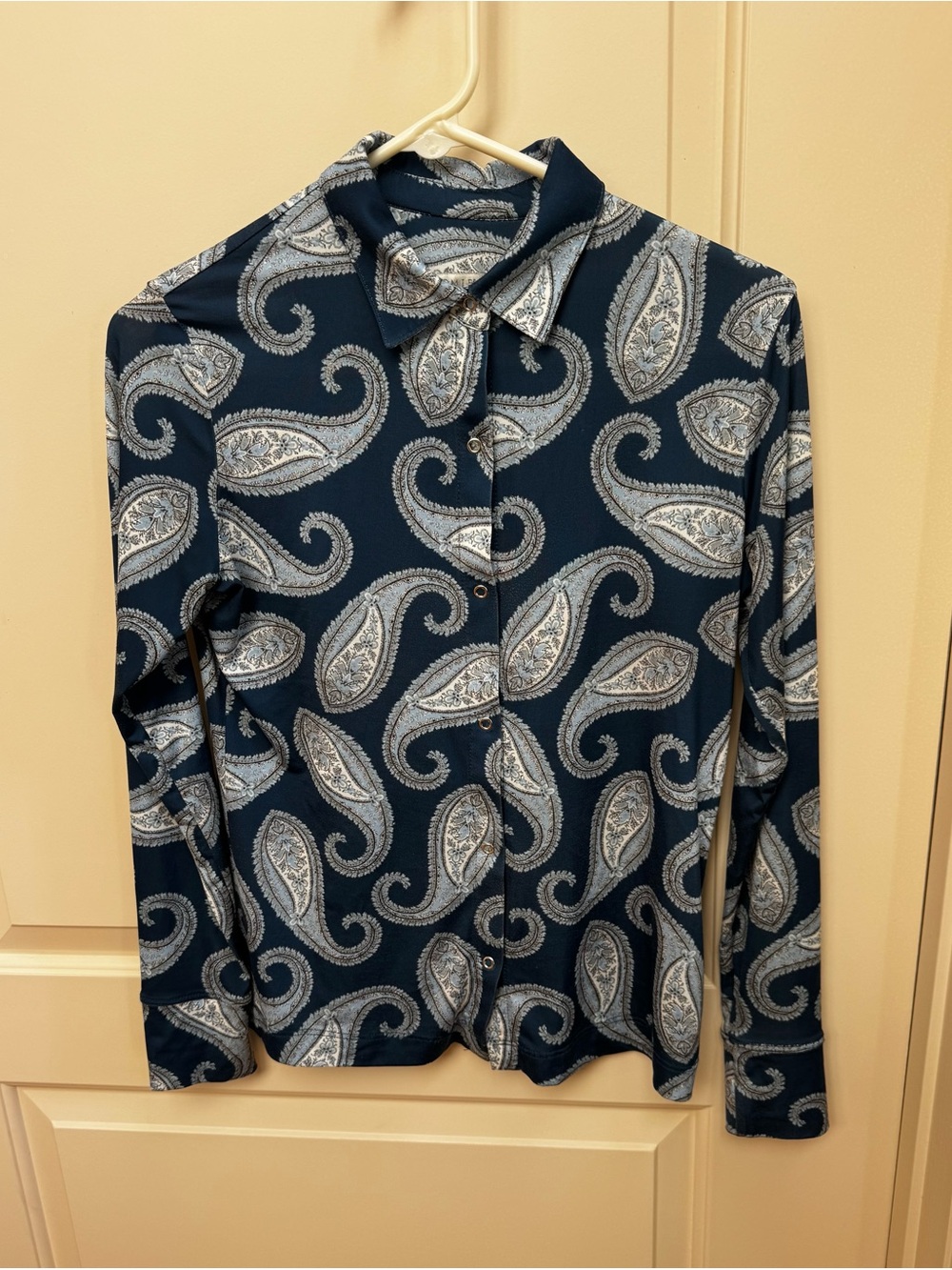 Paisley Print Long-Sleeve Shirt